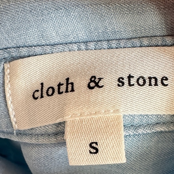 Cloth & Stone Sky Blue Button Down Shirt - Picture 6 of 8